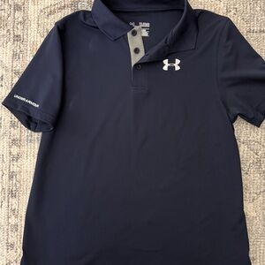 Under Armour Dark Blue HeatGear Polo